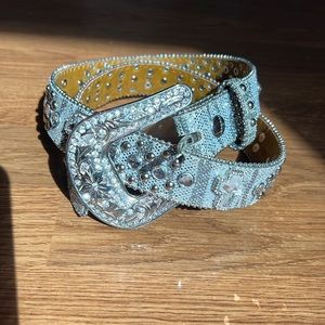 Shyanne Girls Blingy Zebra Print Belt